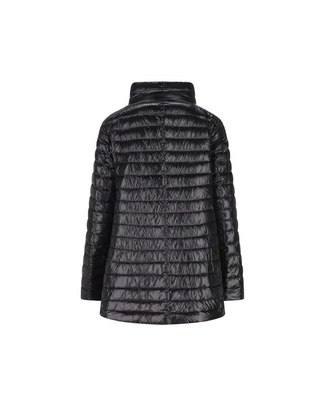 Herno Black Reversible Nylon Down Jacket