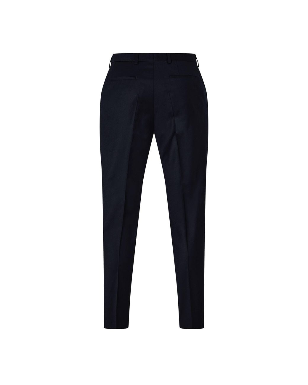 Boss Blue Solid Color Casual Trousers for men