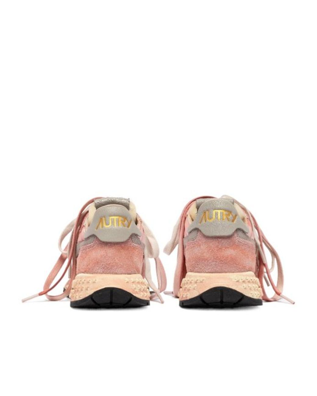 Autry Pink Reelwind Super Vintage Sneakers