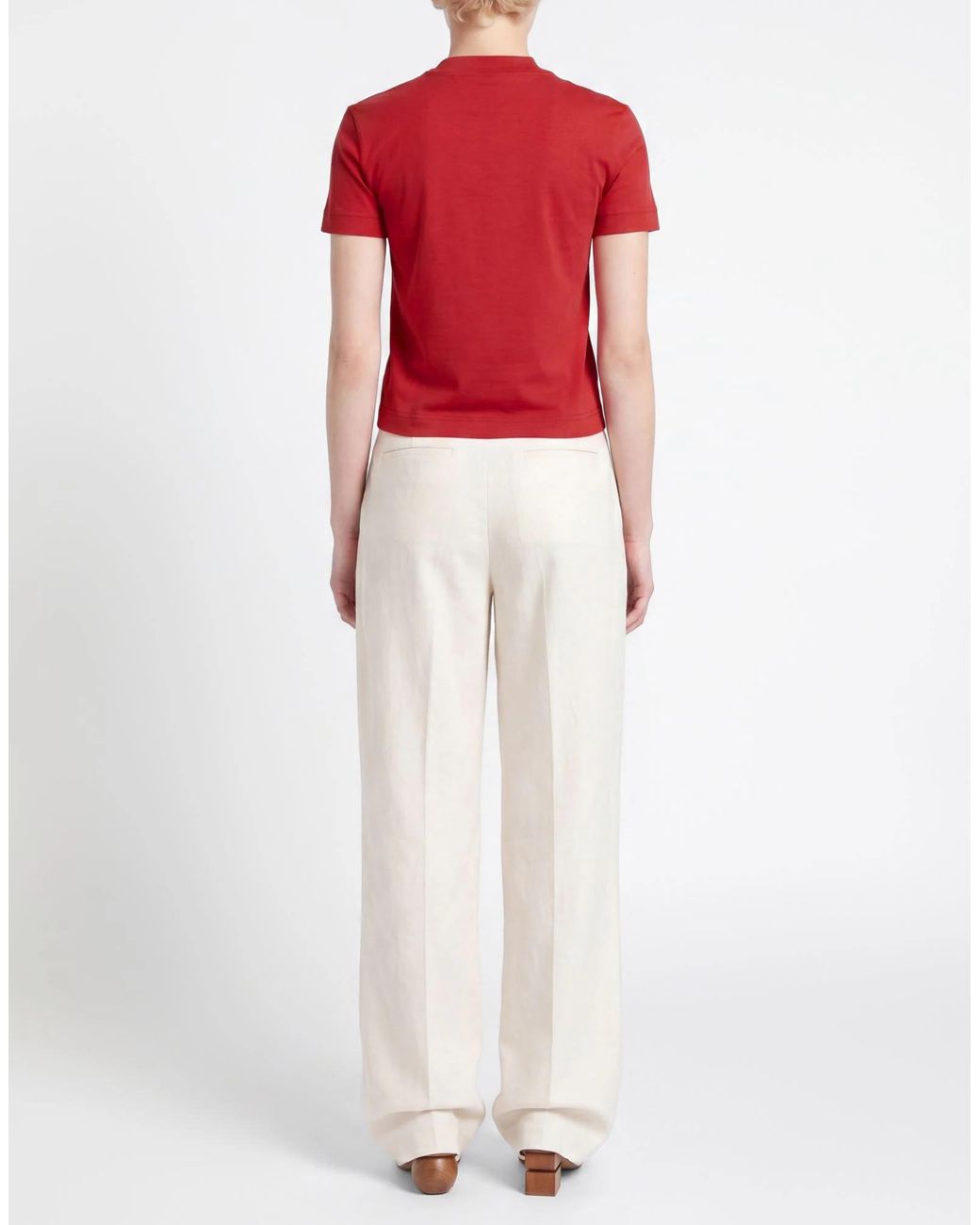Jacquemus Red Short Sleeves T-Shirts