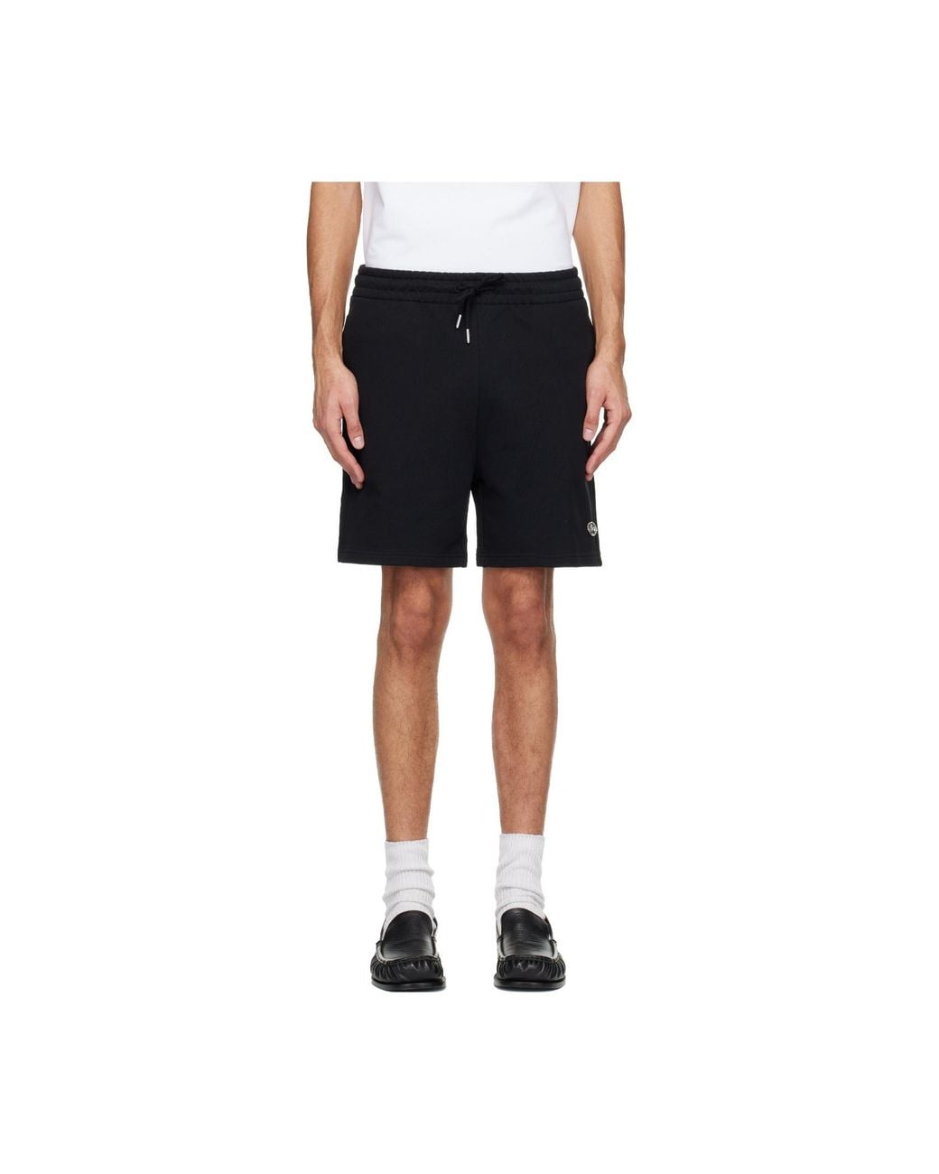 Casablanca Black Logo Drawstring Shorts for men