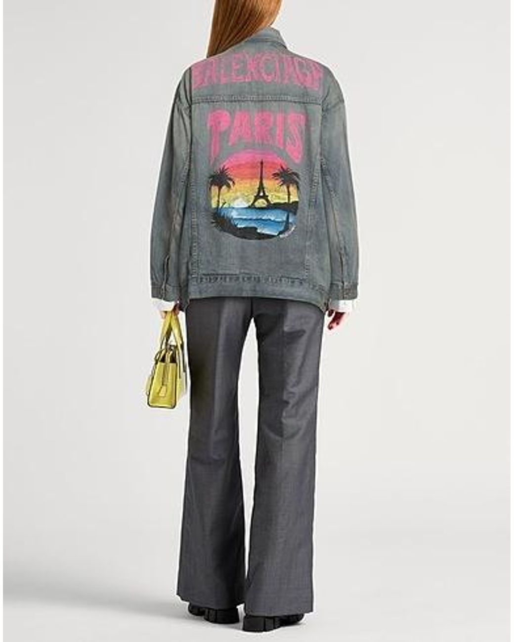 Balenciaga Gray Medium Denim Jacket