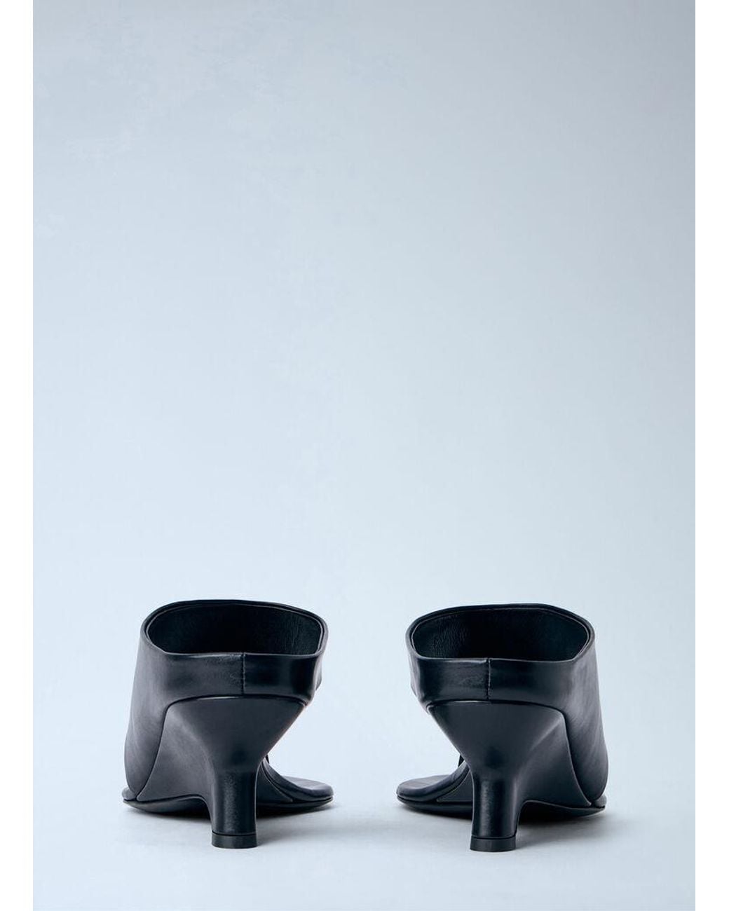 Khaite Blue Marlow 55 Thong Mules