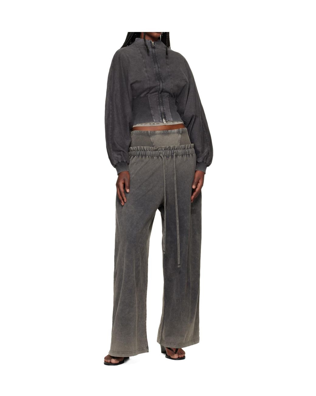 KNWLS Black Haze Zip-Up Sweatshirt