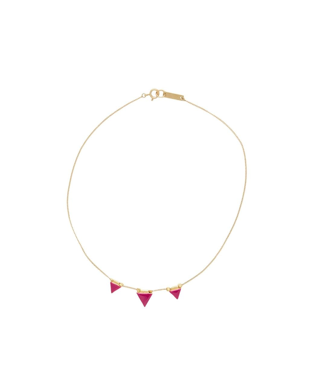 Isabel Marant White Metal Necklaces