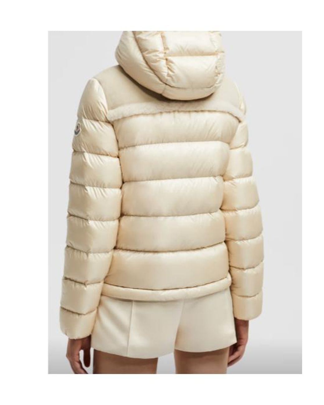 Moncler Natural Beauvais Short Down Jacket