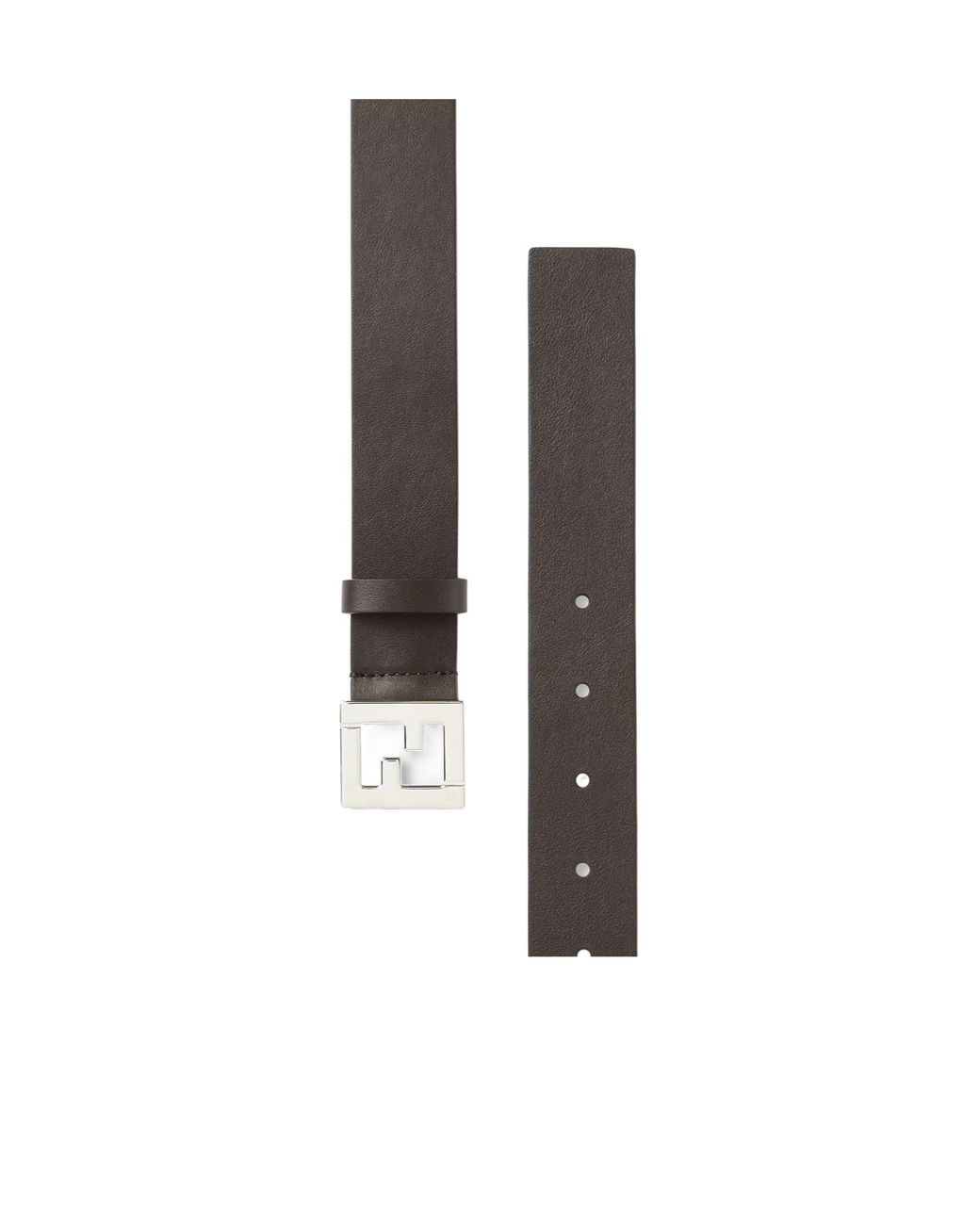 Fendi White Grace Logo Buckle Belt for men