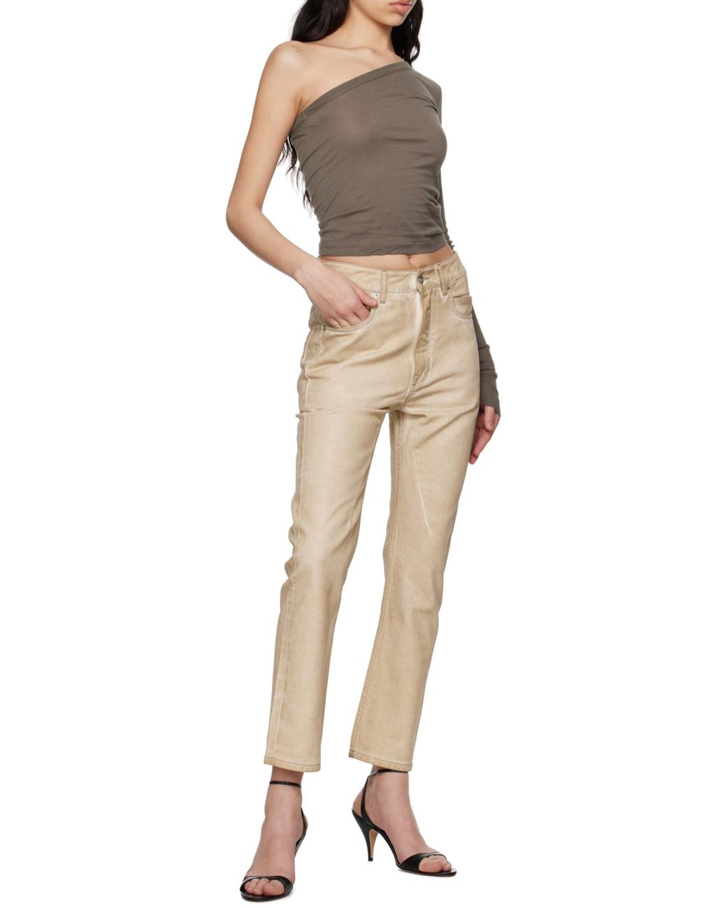 Rick Owens Natural Hollywood Vdd Jeans