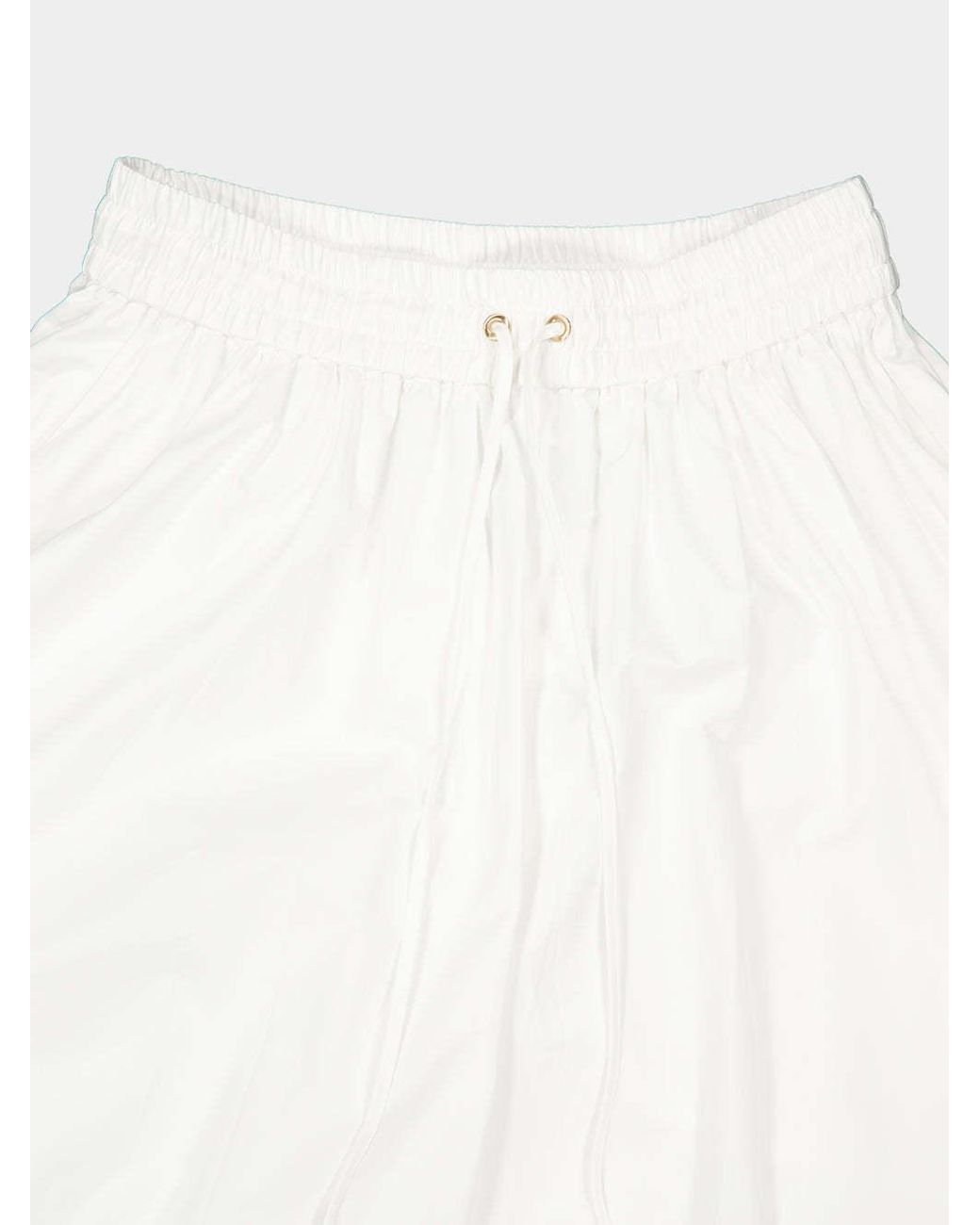 Zimmermann White Mahon Cut-Out Detailed Midi Skirt