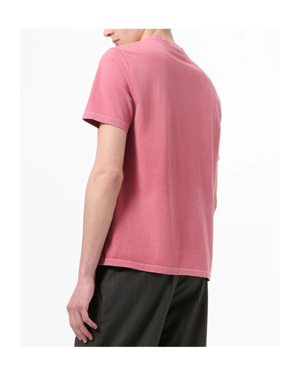 Our Legacy Pink Organic Cotton Graphic T-Shirt For for men