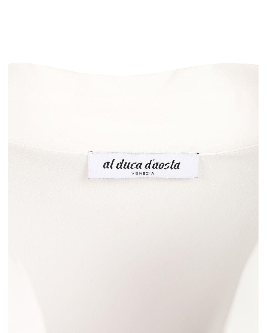 Al Duca D'aosta White Long-Sleeved Tunic