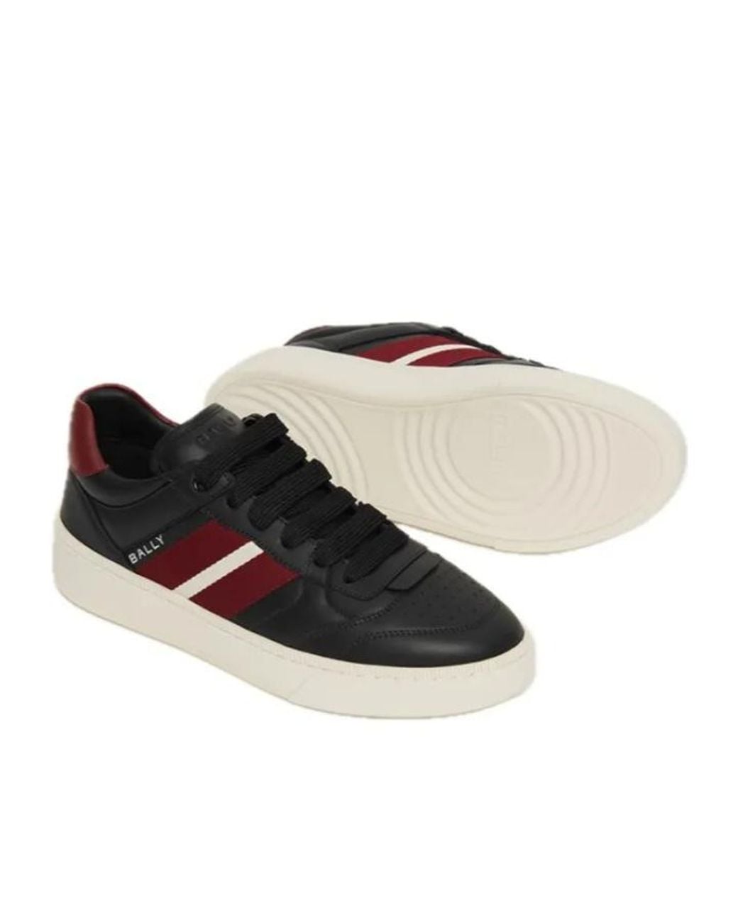 Bally Black Laced Sneakers for men