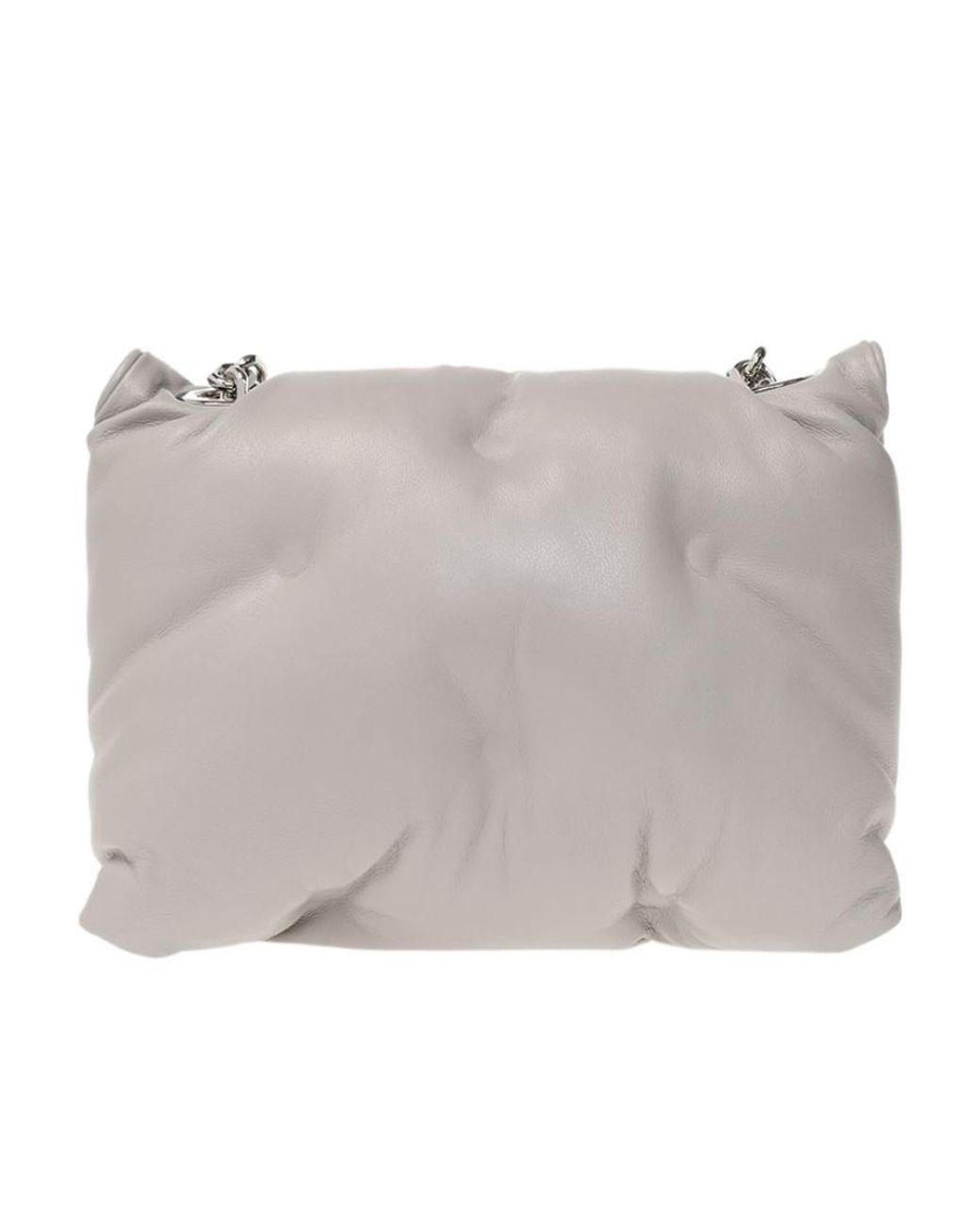 Maison Margiela Gray Glam Slam Quilted Messenger Bag