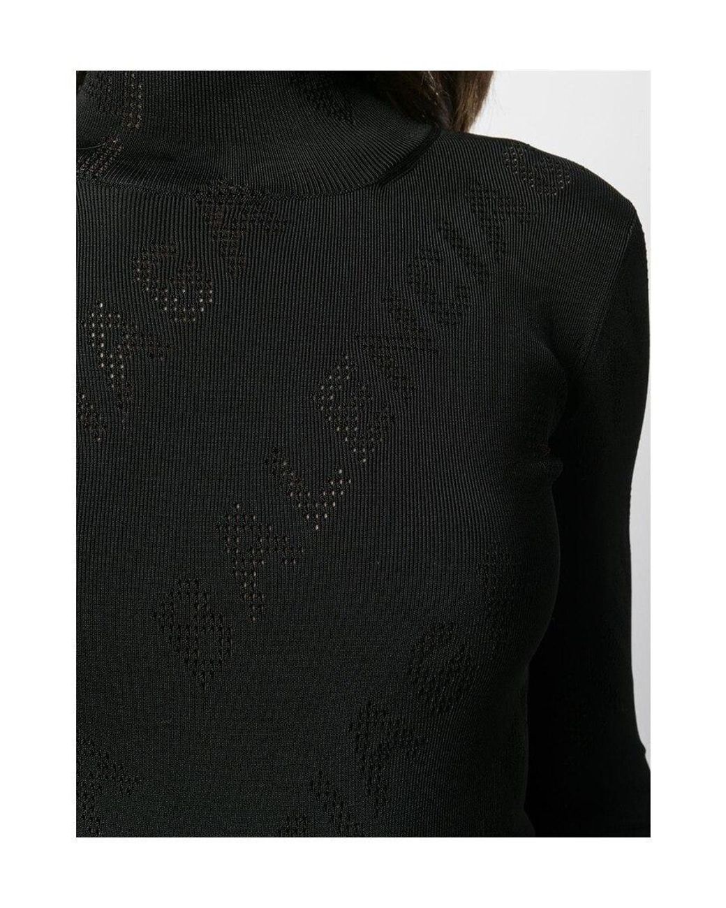 Balenciaga Black High-Necked Sweater