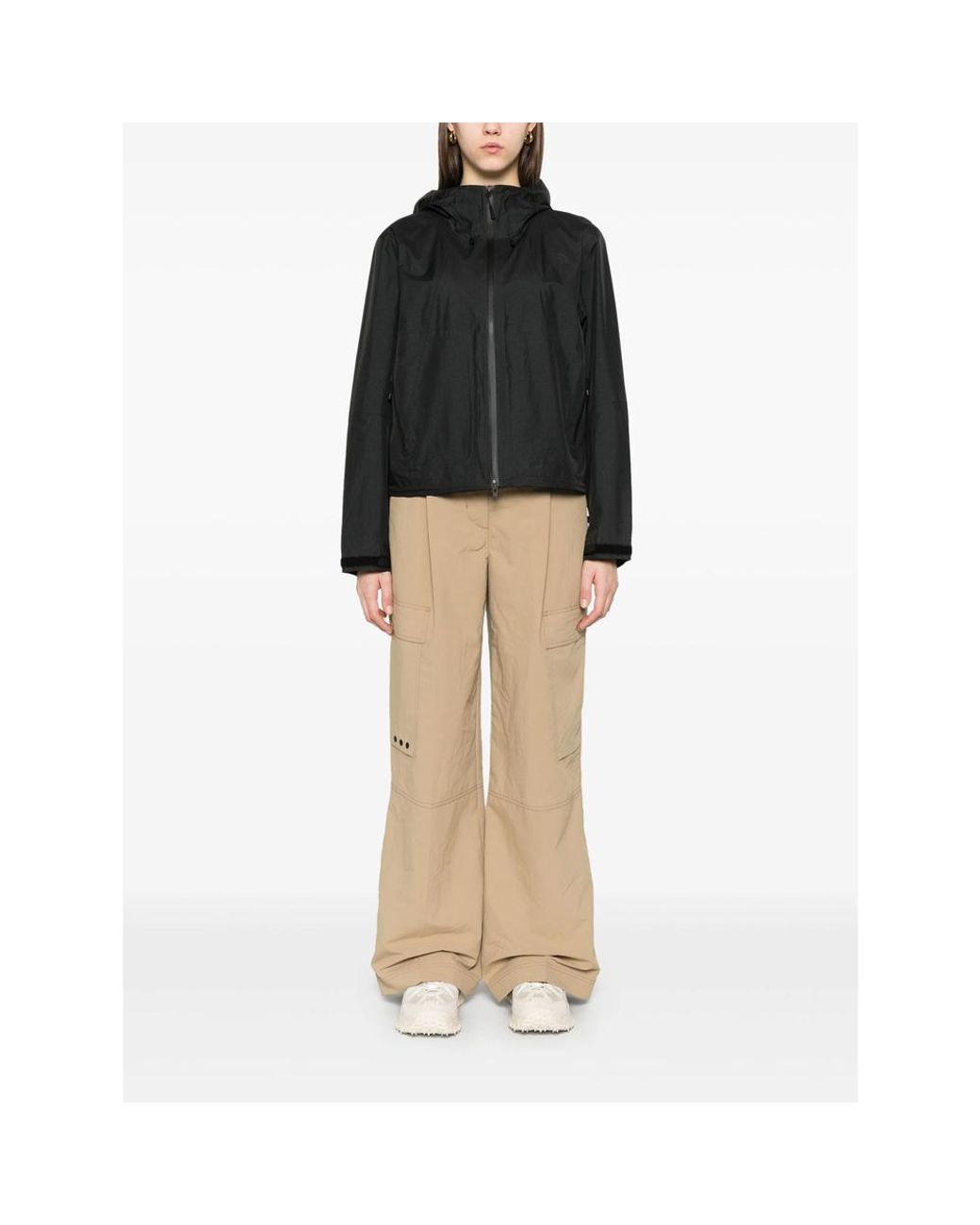 Moncler Natural Pleat-Detail Trousers