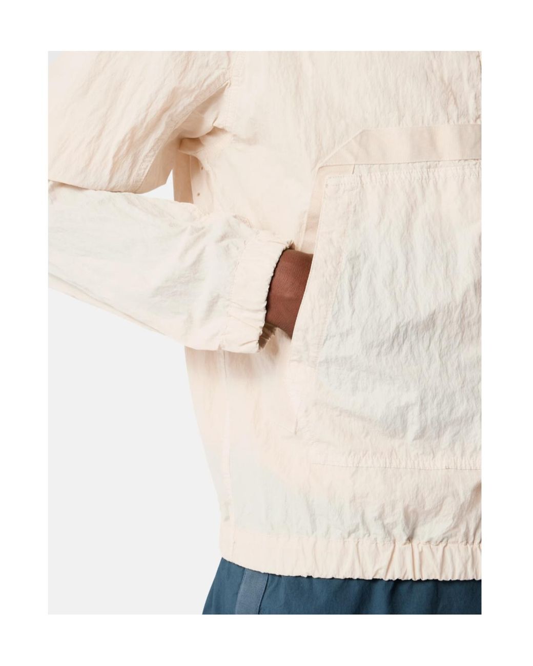 Stone Island Natural Stand-Collar Zip Jacket for men