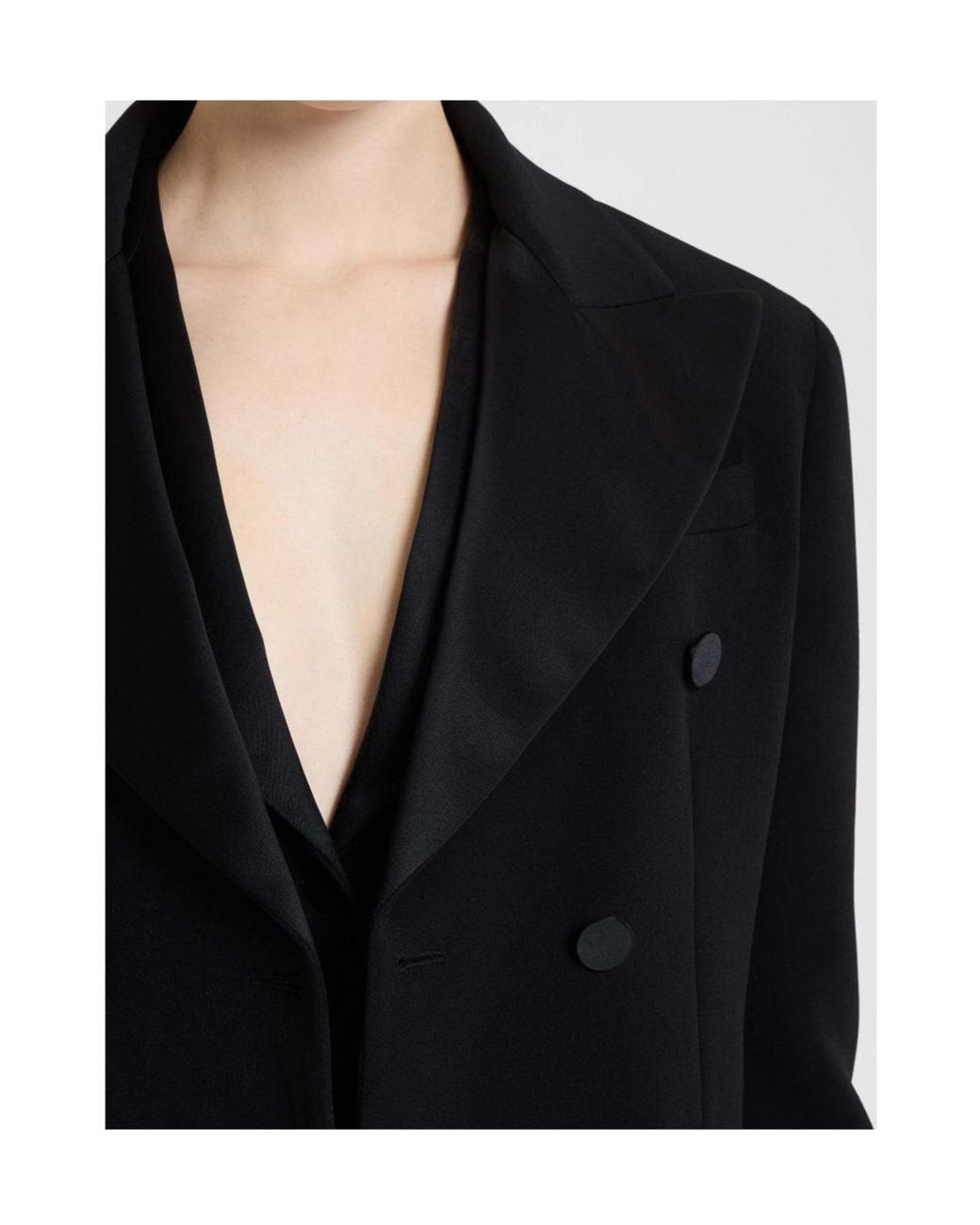 Ermanno Scervino Black Boxy Smoking Jacket