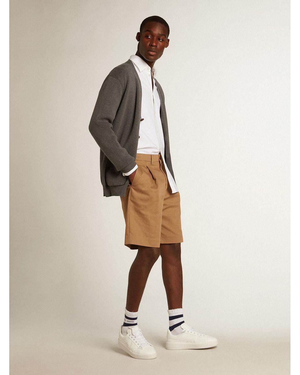 Golden Goose Deluxe Brand White Purestar Sneakers for men