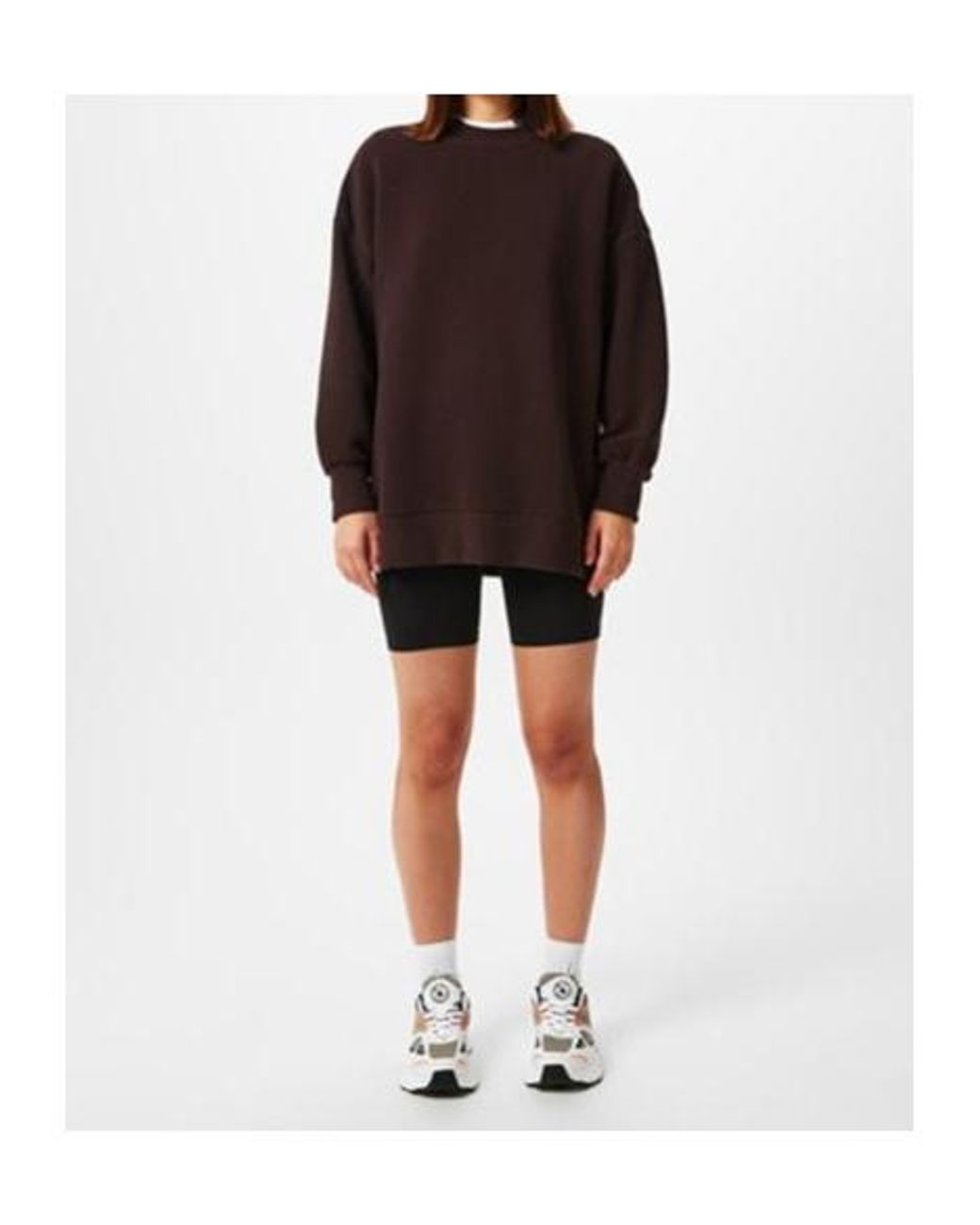 Varley Brown Mae Boyfriend Sweatshirt