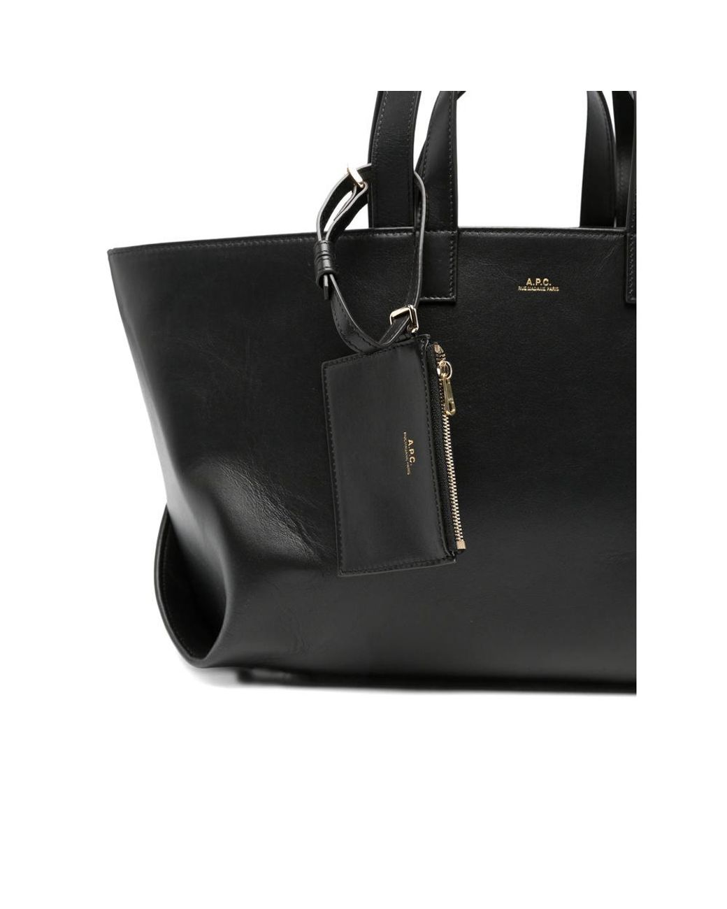 A.P.C. Black Le Drummer Tote Bag