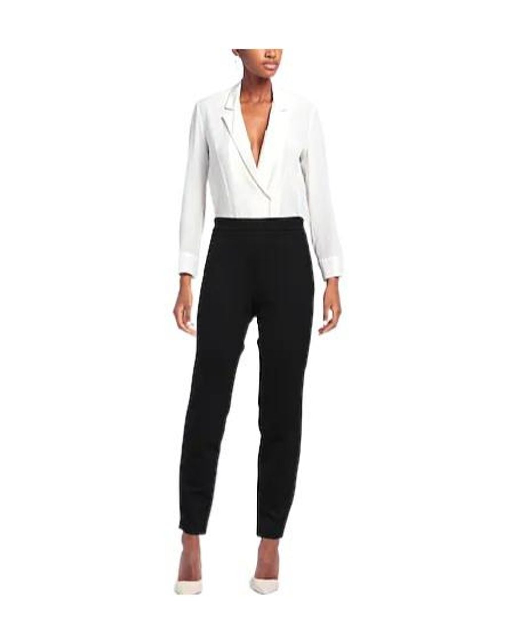 Max Mara Black Stretch Cuffed Trousers