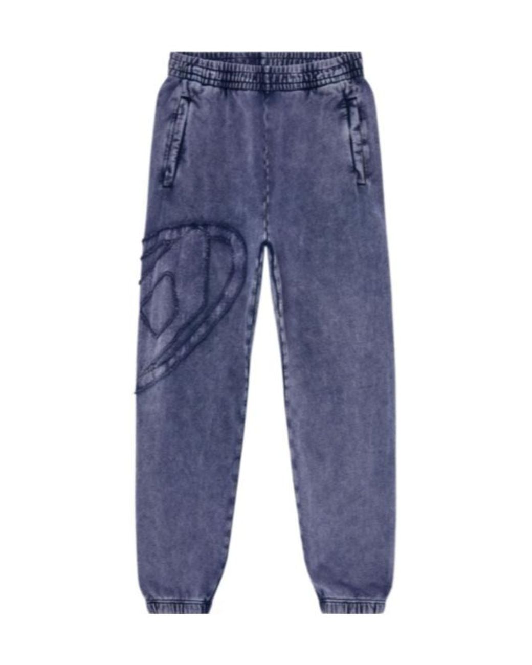 DIESEL Blue P Marky Den Logo Joggers for men