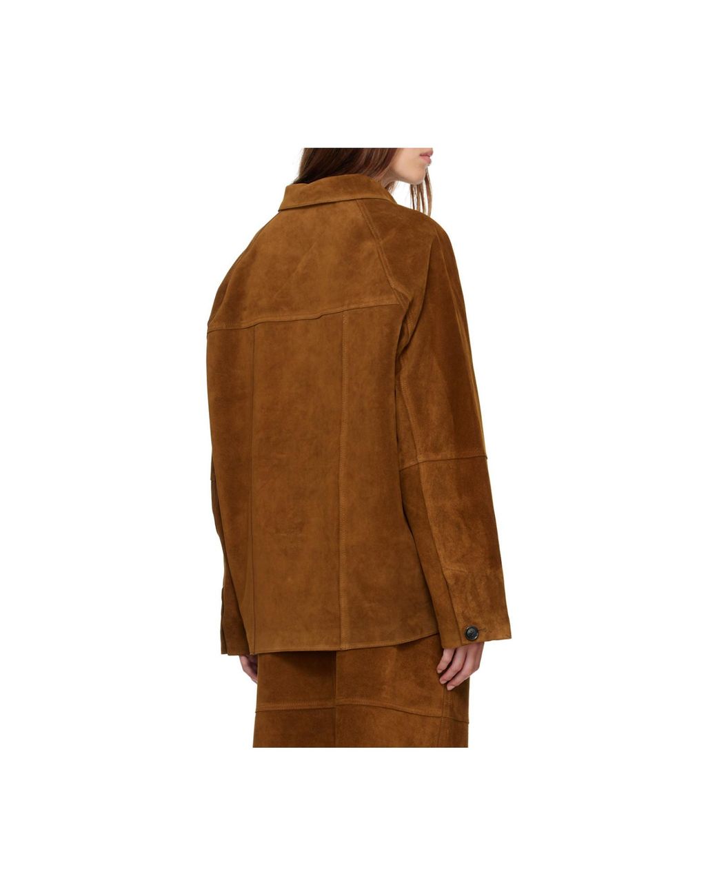 Studio Nicholson Brown Bowe Suede Jacket for men