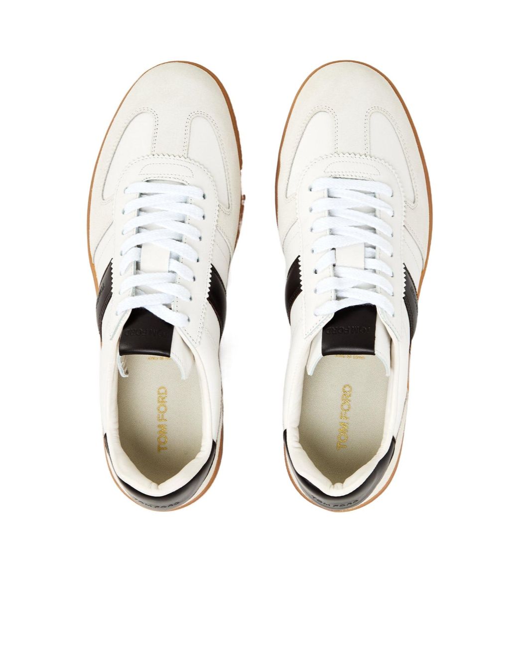 Tom Ford White Versatile Low-Top Shoes for men