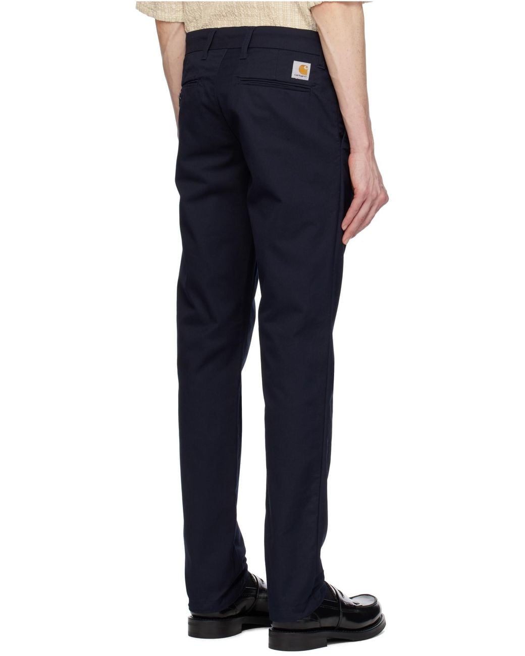 Carhartt Black Straight-Leg Trousers for men