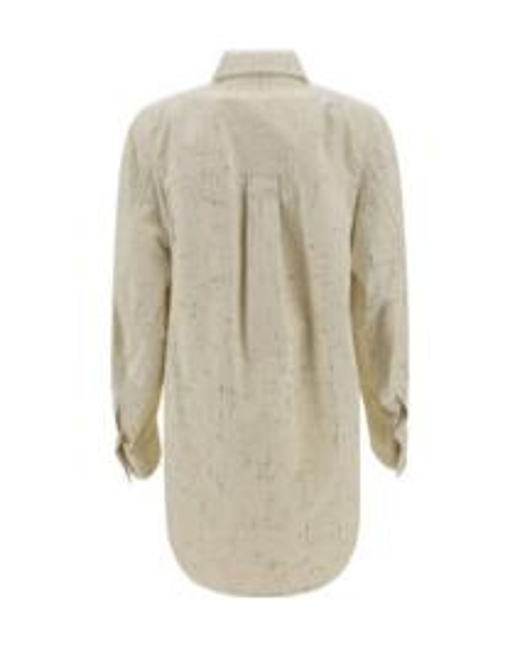 Bottega Veneta Natural Long Sleeved Buttoned Shirt
