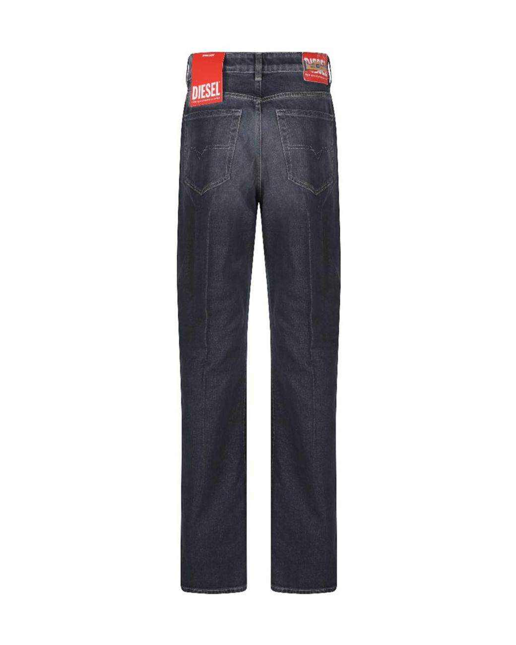 DIESEL Blue Regular Jeans High Waist 1971 D-Sent