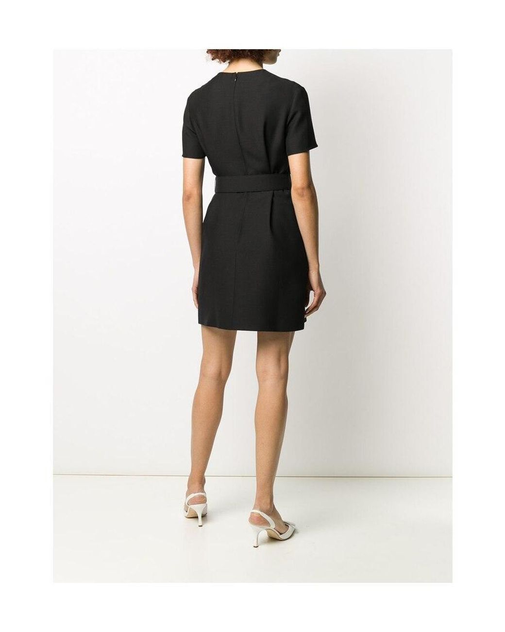 Valentino Black Logo Dress