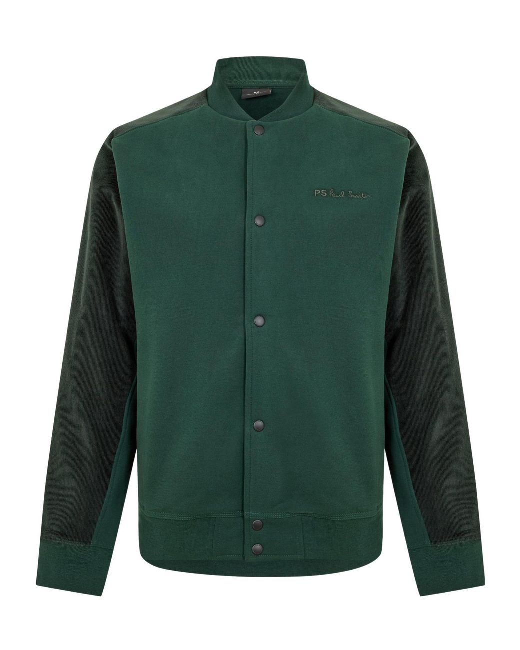 Paul Smith Green Dark Colourblock Bomber Jacket for men