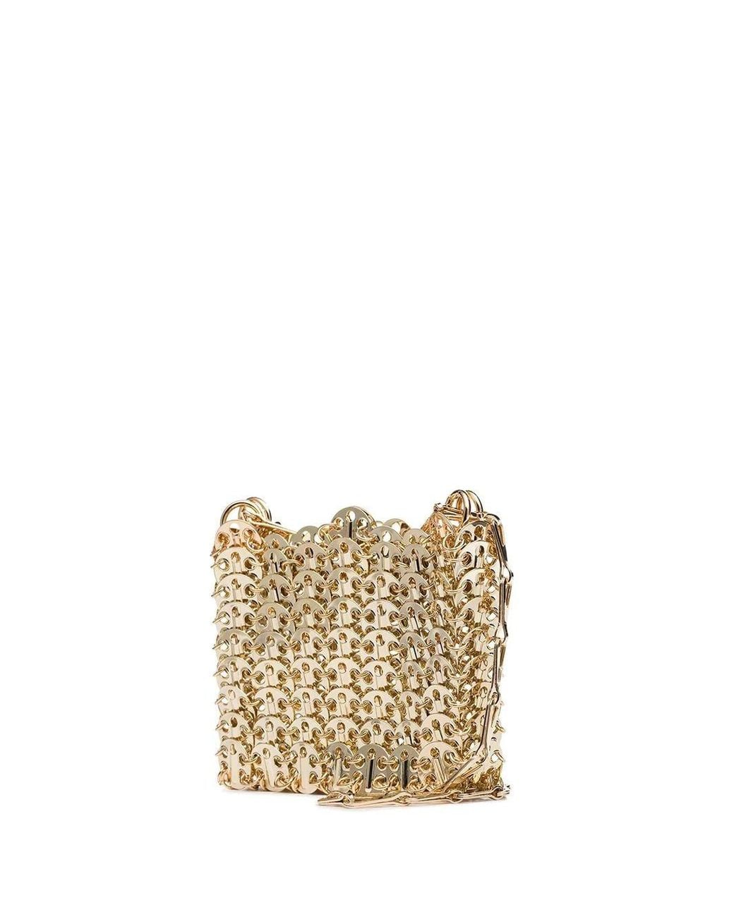 Rabanne Natural Logo Shoulder Bag