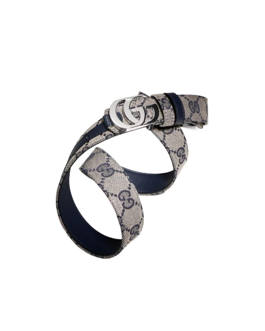 Gucci Multicolor Cut Gg Marmont Reversible Belt