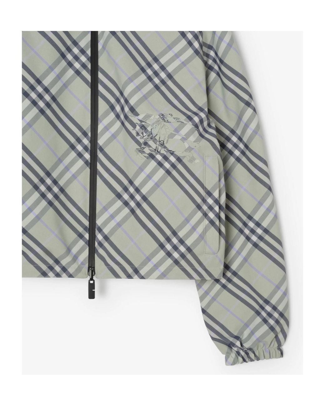 Burberry Gray Reversible Hooded Jacket