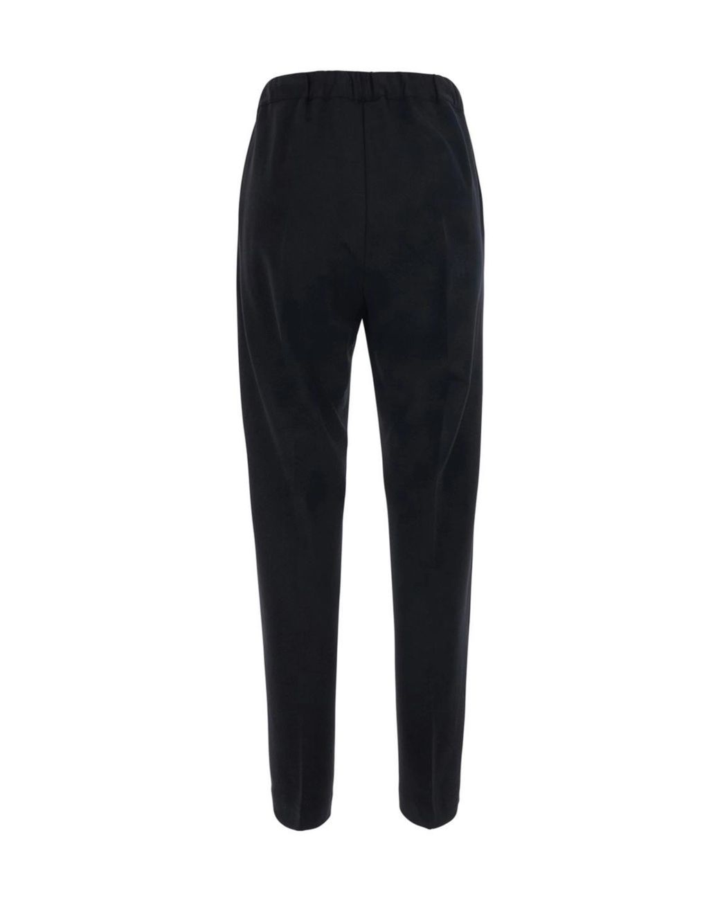 Semicouture Black Semi Couture Buddy Punto Milano Pants