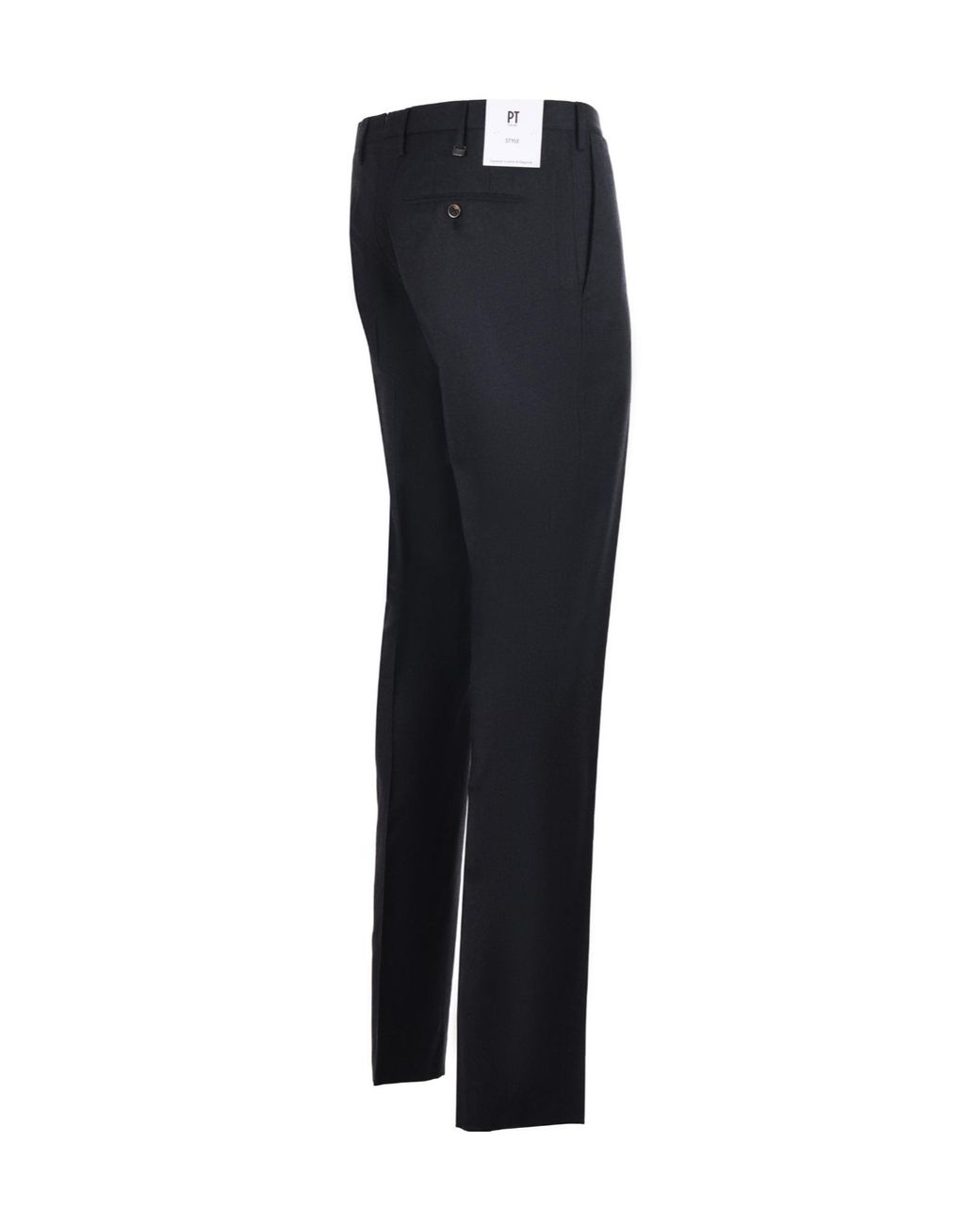 Pt Pantaloni Blue Casual Pants With Belt Loops for men