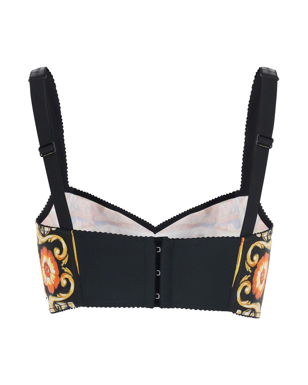 Dolce & Gabbana Blue Carretto Printed Poplin Top