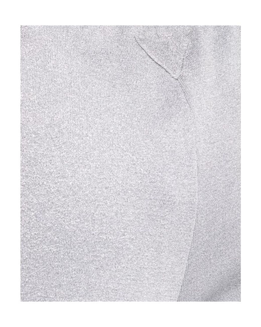 Prada White Straight Leg Drawstring Track Pants