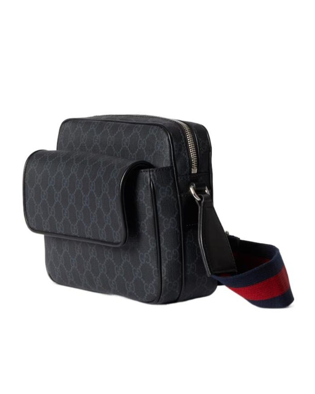 Gucci Black Small Gg Crossbody Bag for men