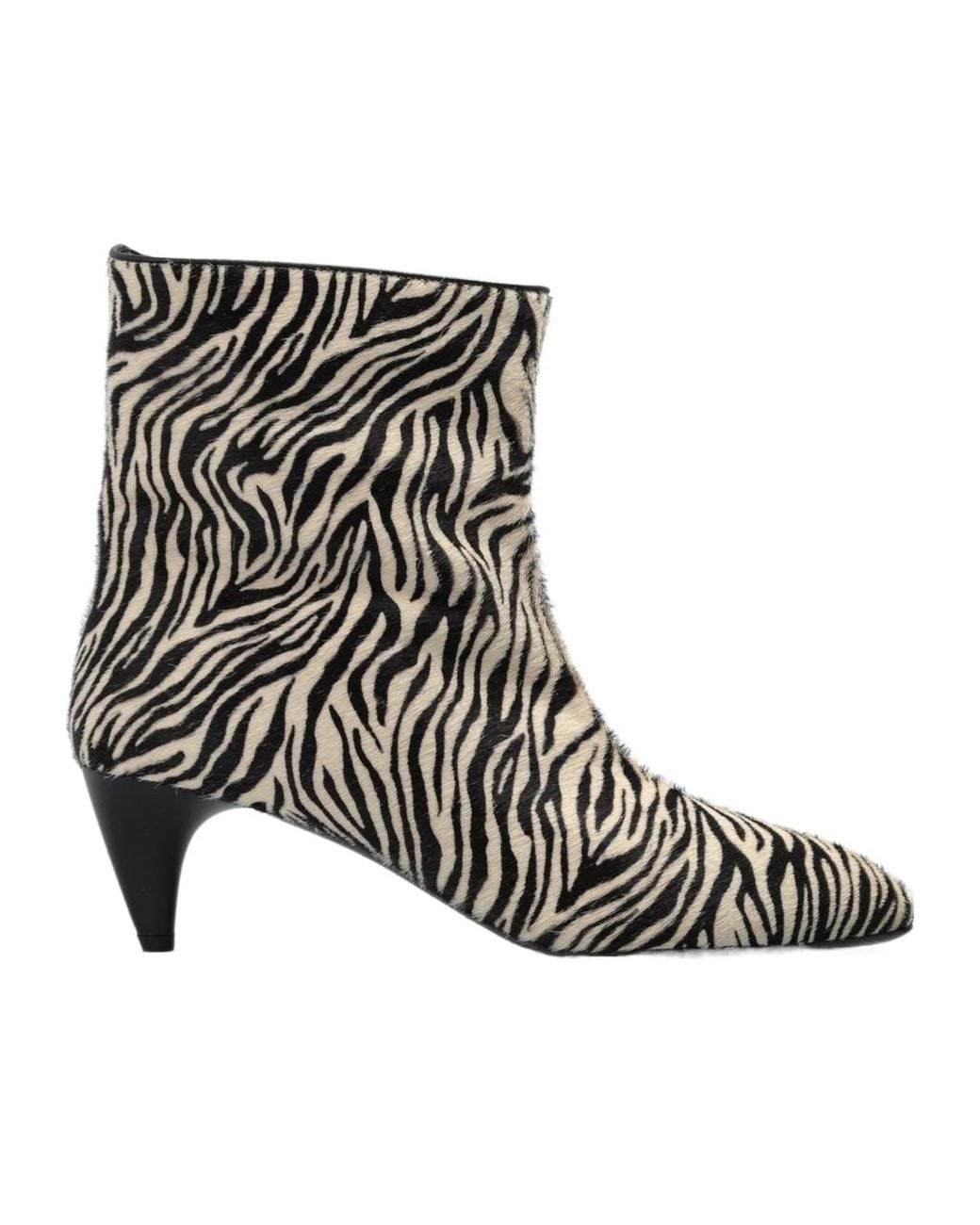 Isabel Marant Black Logo Ankle Boots