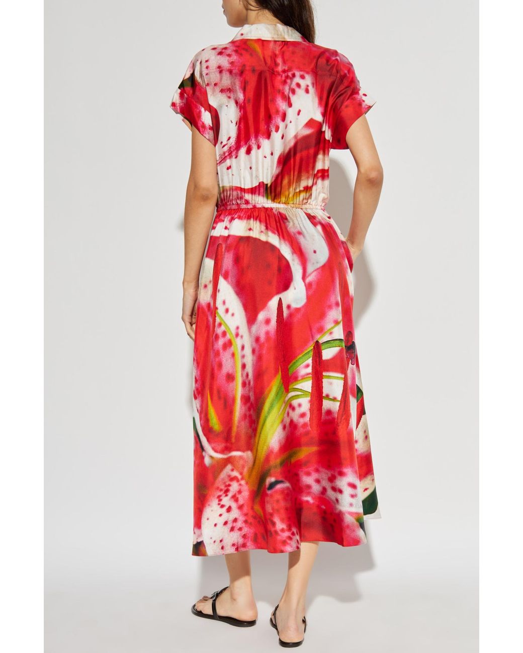 Tory Burch Red Dress With Print