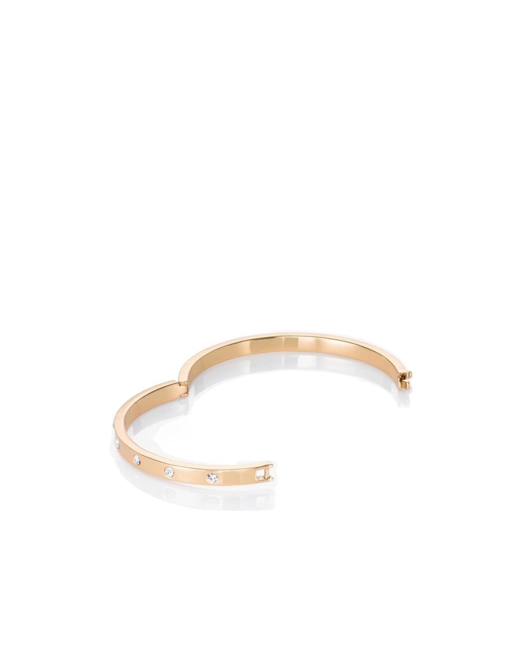 Kate Spade White Crystal Embellished Bangle