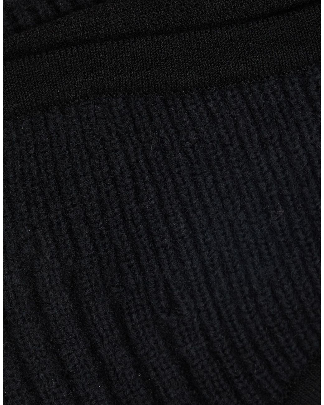 Jacquemus Black Solid Color Tops