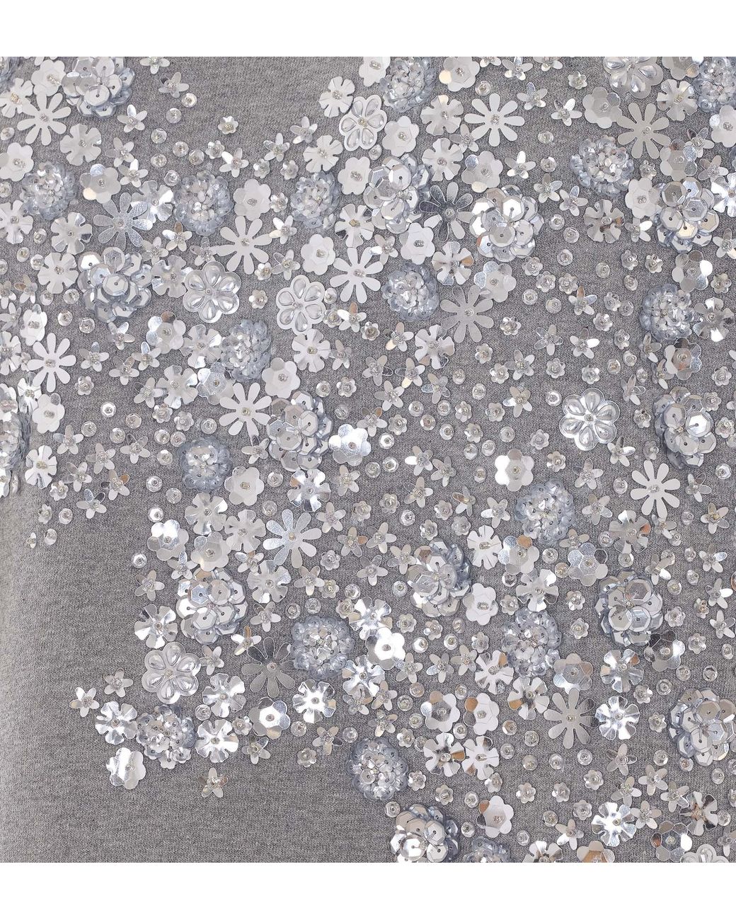 Essentiel Antwerp Gray Kruimel Embellished Sweatshirt