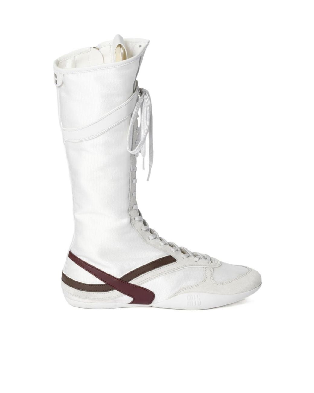 #miu miu テクニカルパテントファブリックブーツ Miu Miu ミュウミュウ☆テクニカルパテントファブリックブーティ☆ブラック