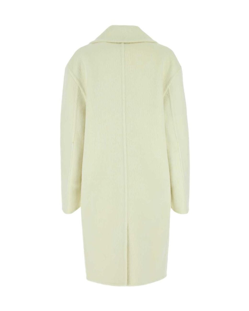 Bottega Veneta White Double Breasted Coat