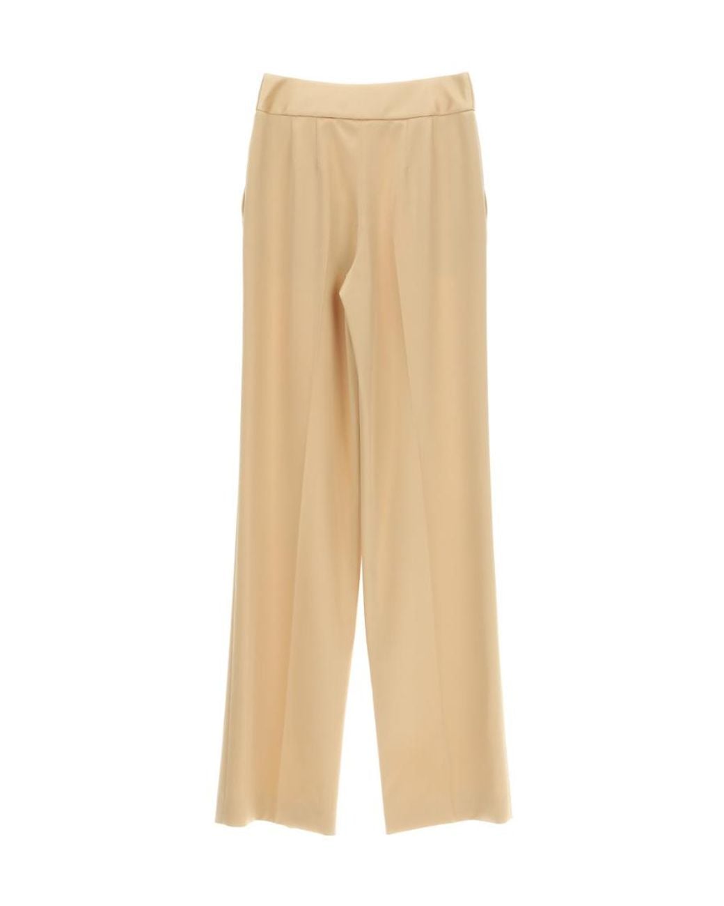 Ermanno Scervino Natural Belted Straight-Leg Trousers