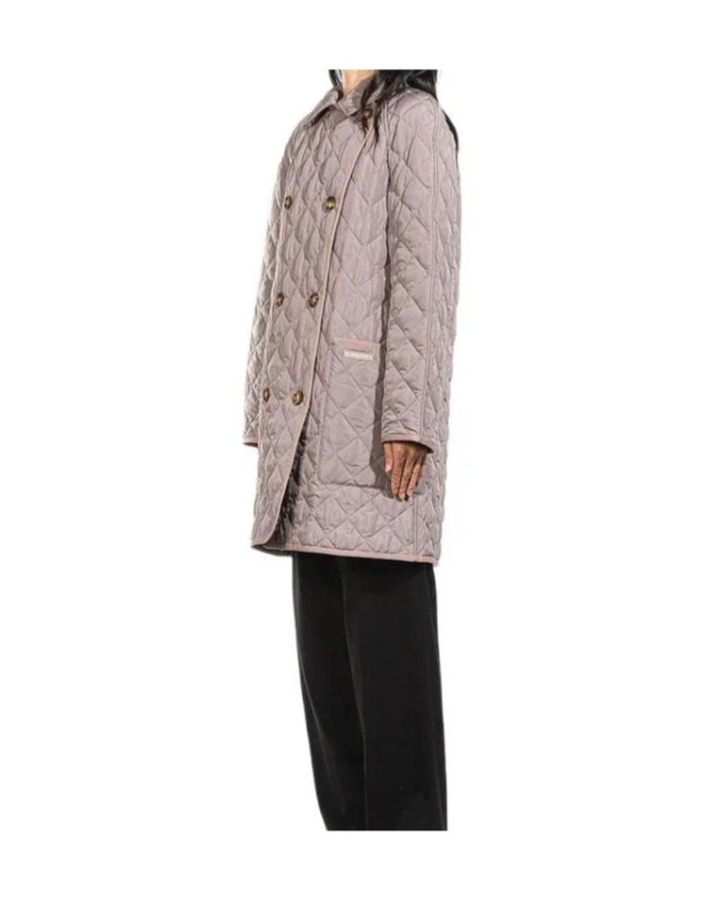 Burberry Brown Quilted Coat